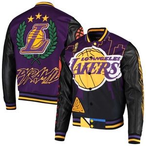 Embroidered Lakers Champion Jacket
